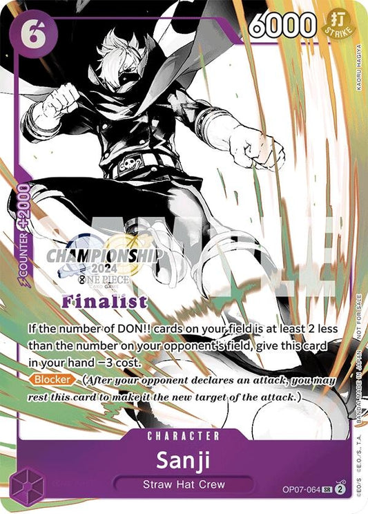 Image for Sanji (Championship 2024 Finalist Card Set Vol. 2) - One Piece Card Game