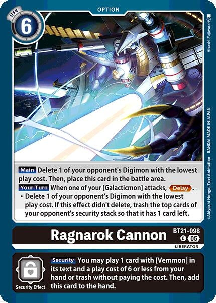 Image for Ragnarok Cannon - Digimon Card Game