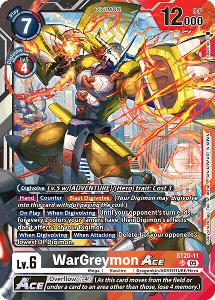 Image for WarGreymon ACE - Digimon Card Game