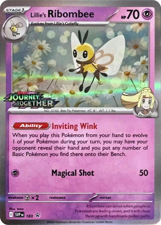 Image for Lillie's Ribombee - 183 (Prerelease) - Pokemon