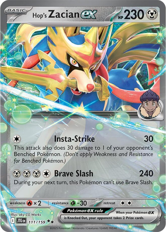 Image for Hop's Zacian ex - Pokemon