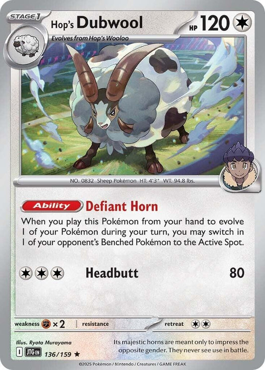 Image for Hop's Dubwool - Pokemon