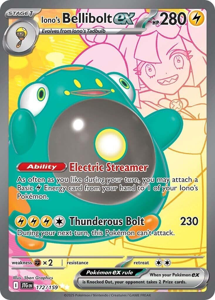 Image for Iono's Bellibolt ex - Pokemon