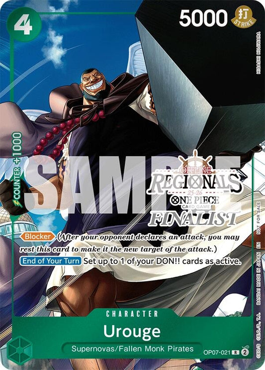 Image for Urouge (Regional Finalist Card Set 2025 Vol.1) - One Piece Card Game