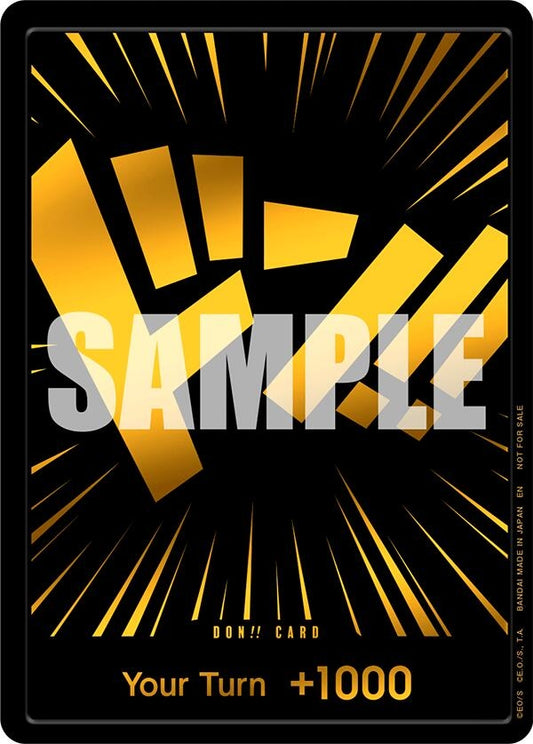 Image for DON!! Card (Black and Gold) - One Piece Card Game