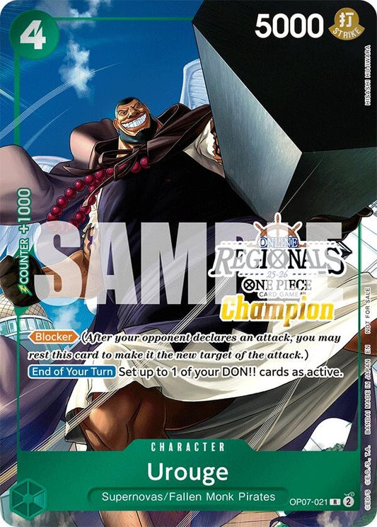 Image for Urouge (Regional Champion Card Set 2025 Vol.1) - One Piece Card Game
