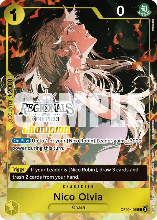 Image for Nico Olvia (Regional Champion Card Set 2025 Vol.1) - One Piece Card Game