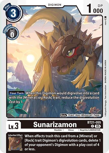 Image for Sunarizamon - Digimon Card Game