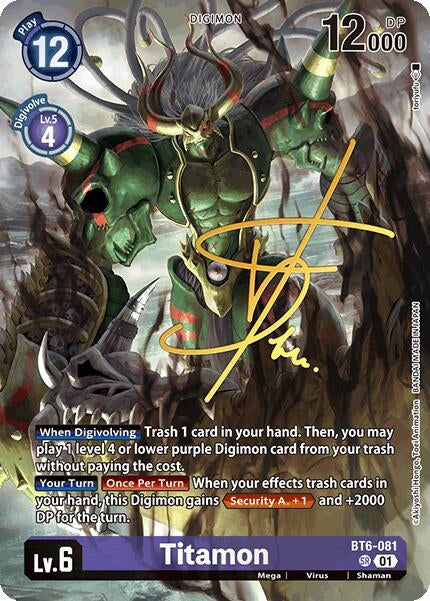 Image for Titamon (Rare Pull) - Digimon Card Game
