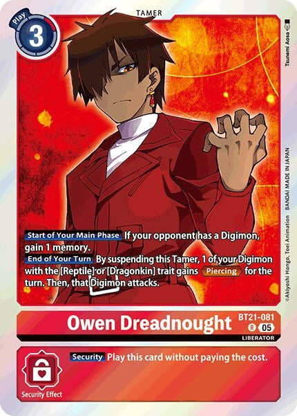 Image for Owen Dreadnought - Digimon Card Game
