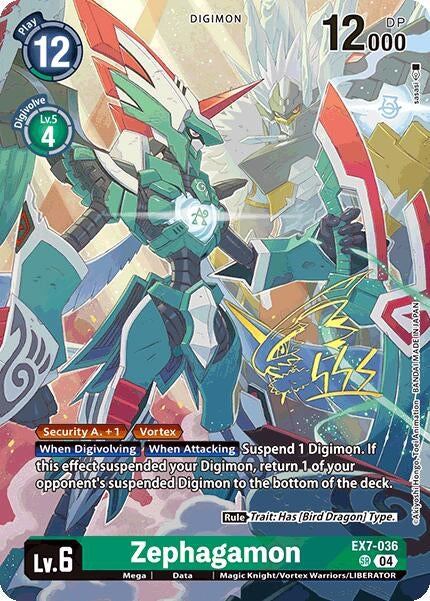 Image for Zephagamon (Rare Pull) - Digimon Card Game