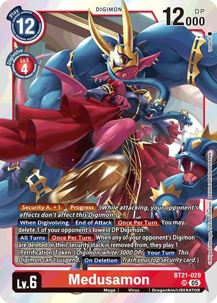 Image for Medusamon - Digimon Card Game