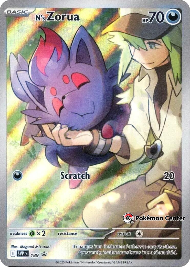 Image for N's Zorua - 189 (Pokemon Center Exclusive) - Pokemon