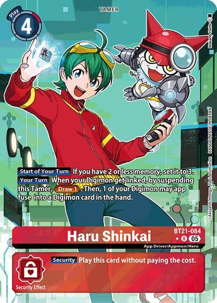 Image for Haru Shinkai (Alternate Art) - Digimon Card Game
