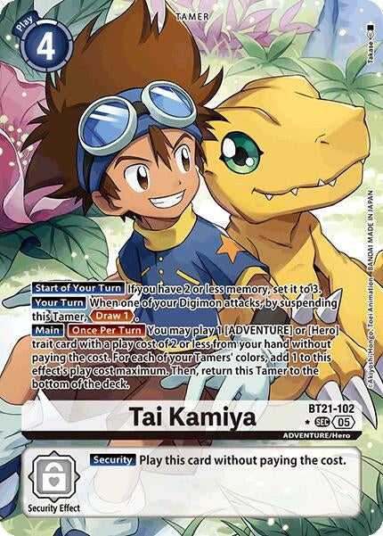 Image for Tai Kamiya (Alternate Art) - Digimon Card Game
