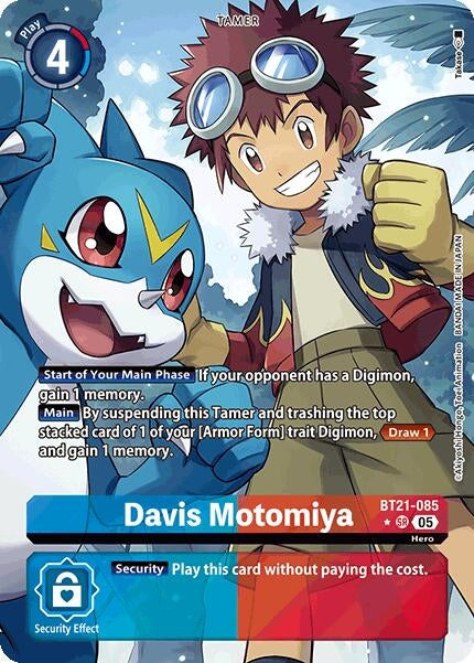 Image for Davis Motomiya (Alternate Art) - Digimon Card Game
