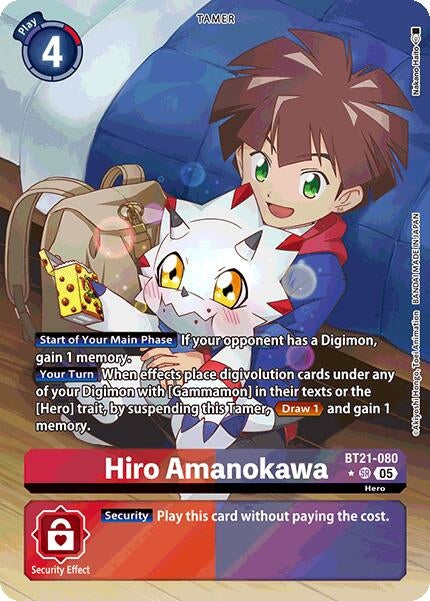 Image for Hiro Amanokawa (Alternate Art) - Digimon Card Game