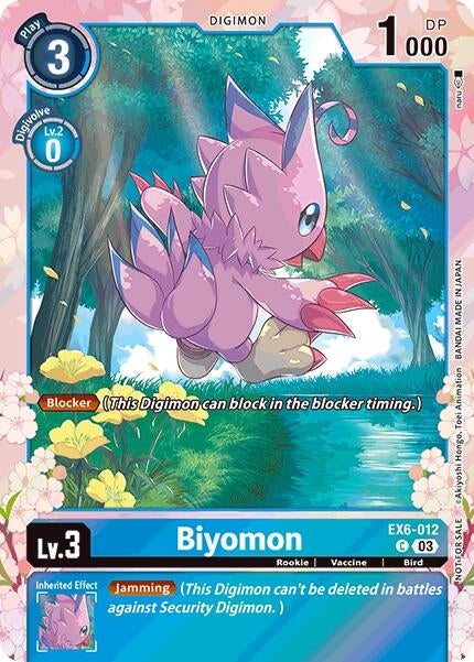 Image for Biyomon (Regulation Battle Vol. 1) - Digimon Card Game