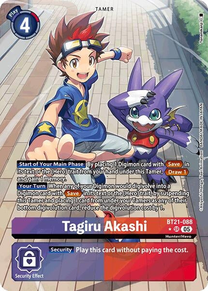 Image for Tagiru Akashi (Alternate Art) - Digimon Card Game