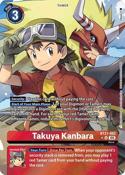 Image for Takuya Kanbara (Alternate Art) - Digimon Card Game