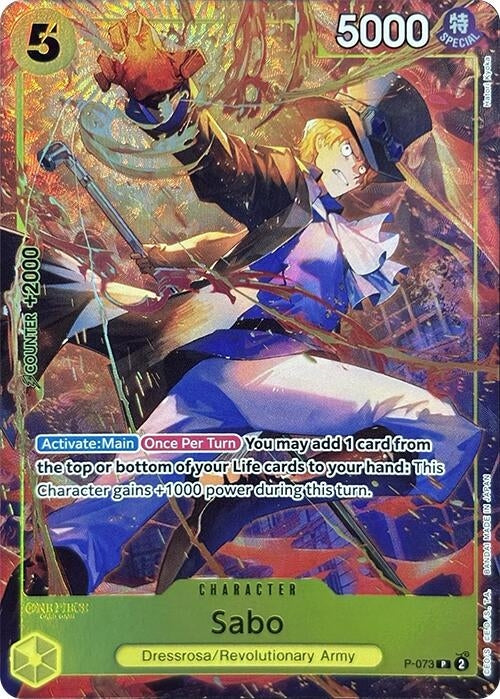 Image for Sabo (Premium Card Collection -Best Selection Vol. 3-) - One Piece Card Game
