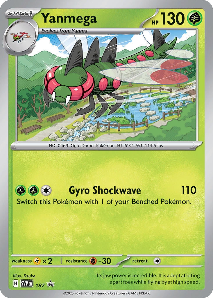Image for Yanmega - 187 (Cosmos Holo) - Pokemon