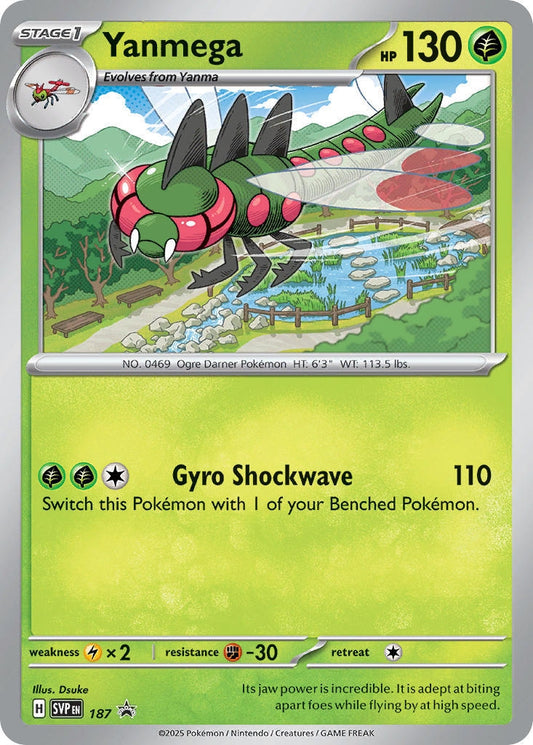 Image for Yanmega - 187 (Cosmos Holo) - Pokemon