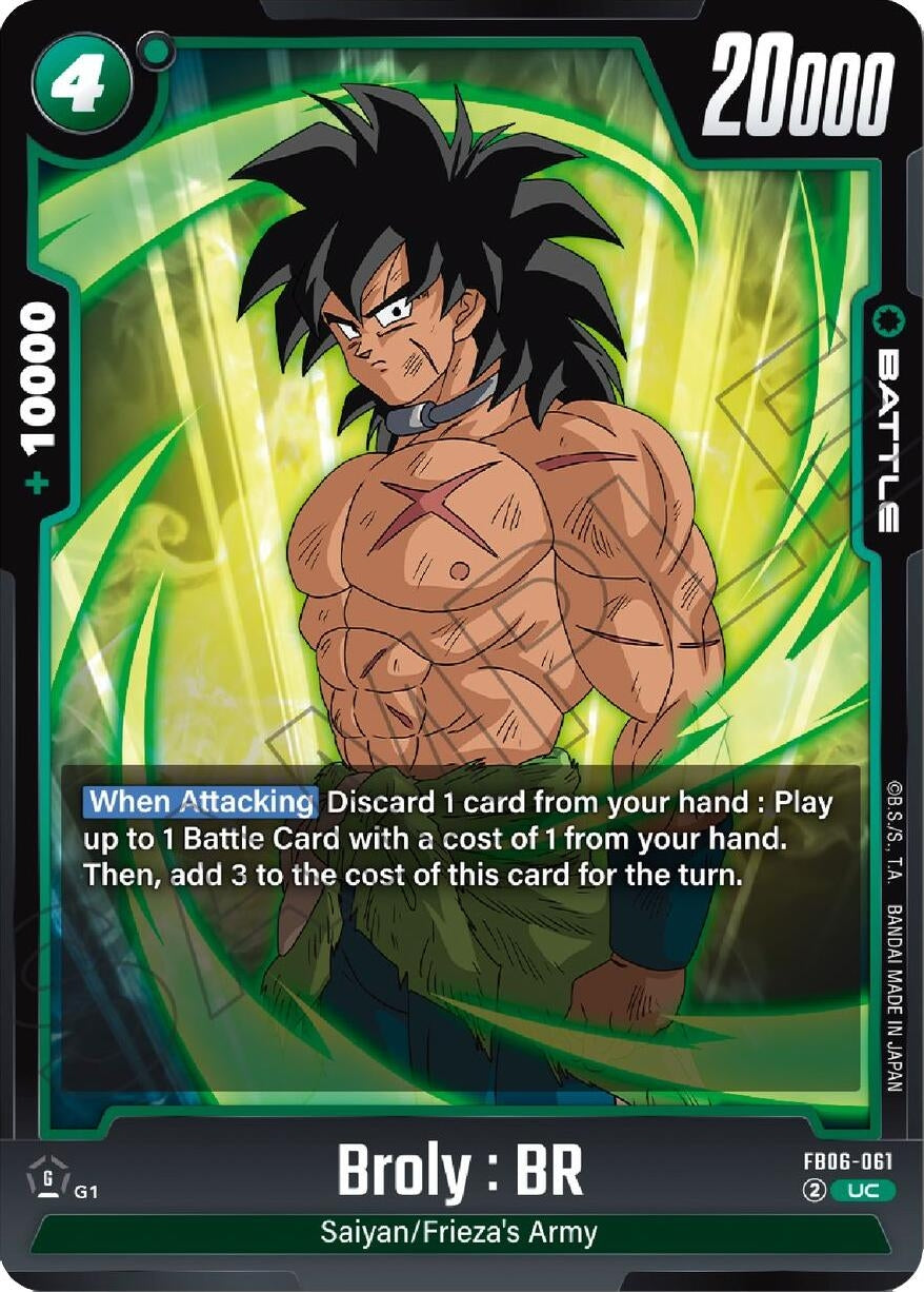 Image for Broly : BR - FB06-061 - Dragon Ball Super: Fusion World