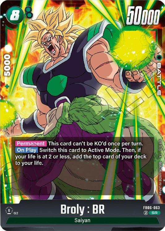 Image for Broly : BR - FB06-063 - Dragon Ball Super: Fusion World
