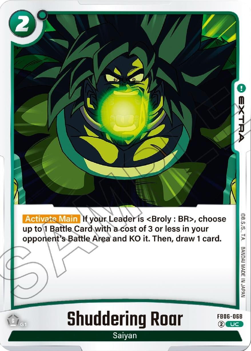 Image for Shuddering Roar - Dragon Ball Super: Fusion World