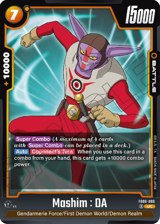 Image for Mashim : DA - Dragon Ball Super: Fusion World