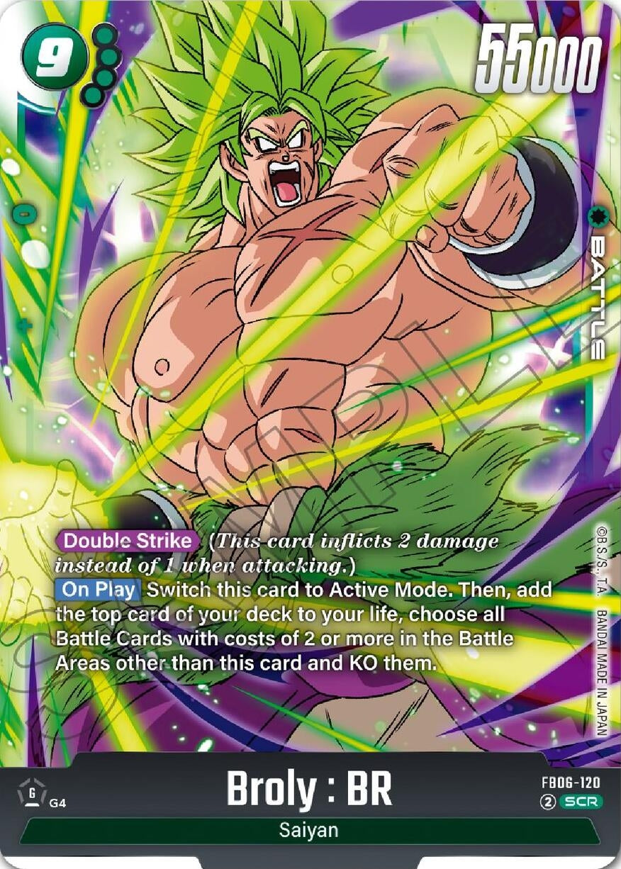 Image for Broly : BR - FB06-120 - Dragon Ball Super: Fusion World