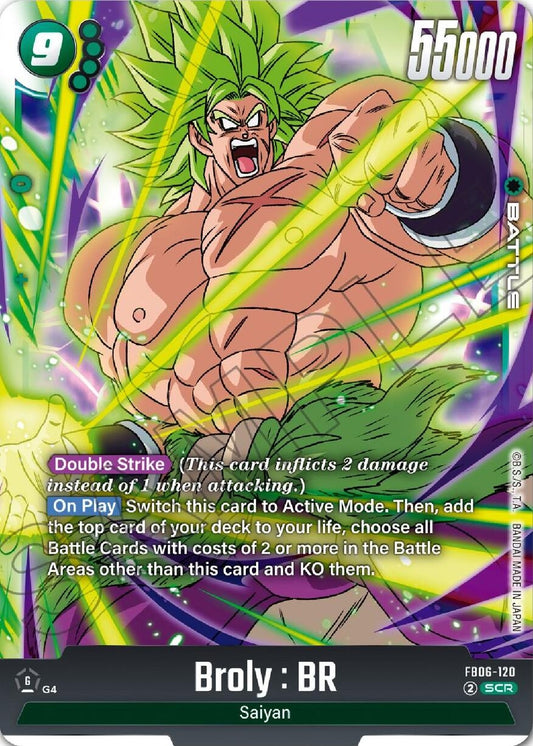 Image for Broly : BR - FB06-120 - Dragon Ball Super: Fusion World