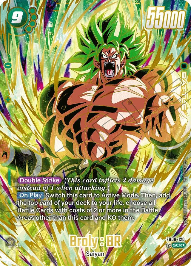 Image for Broly : BR - FB06-120 (Alternate Art) - Dragon Ball Super: Fusion World