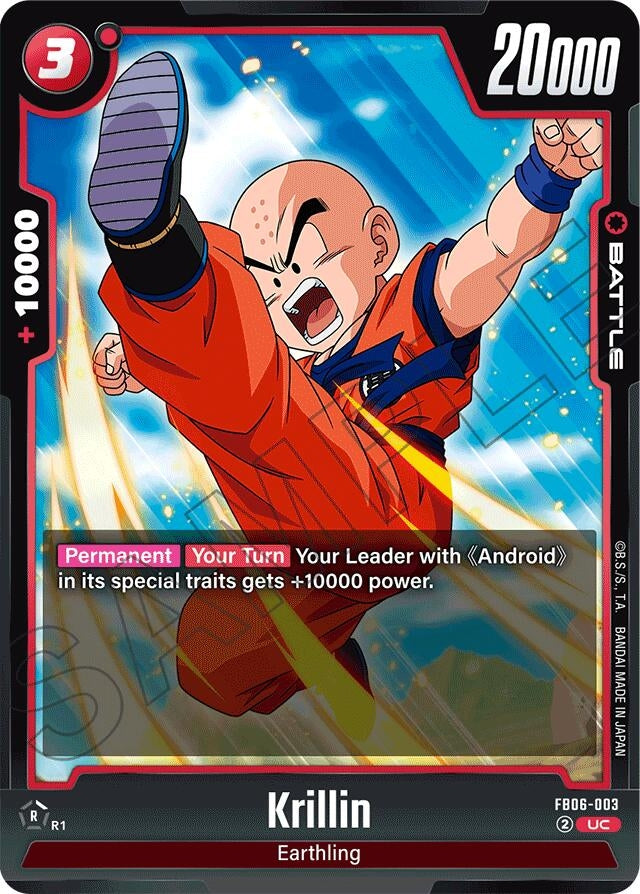 Image for Krillin - FB06-003 - Dragon Ball Super: Fusion World