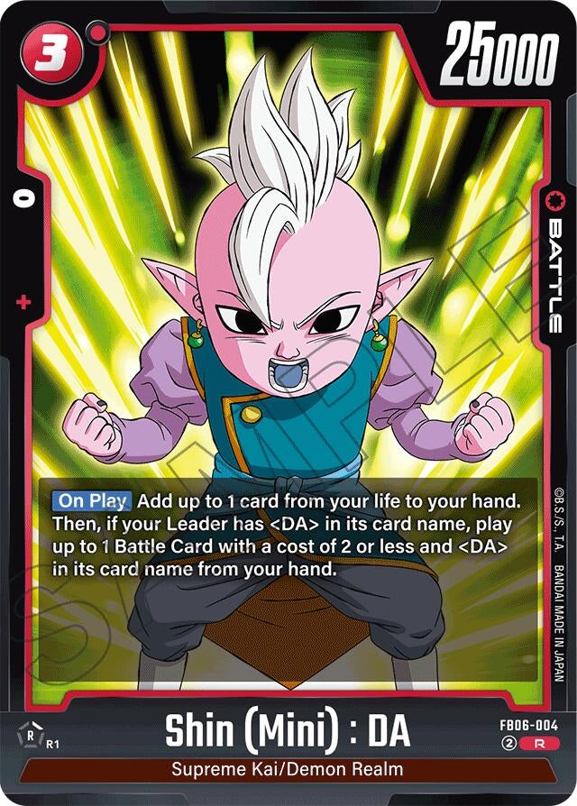 Image for Shin (Mini) : DA - Dragon Ball Super: Fusion World