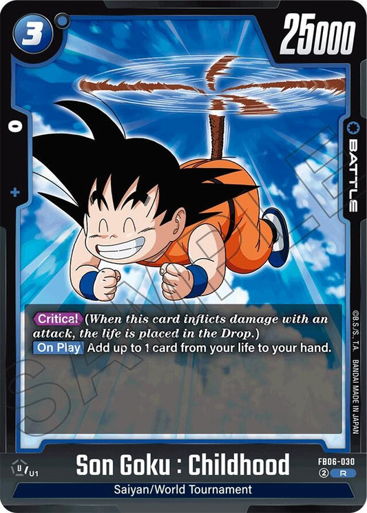 Image for Son Goku : Childhood - Dragon Ball Super: Fusion World