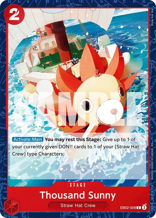 Image for Thousand Sunny - One Piece Card Game