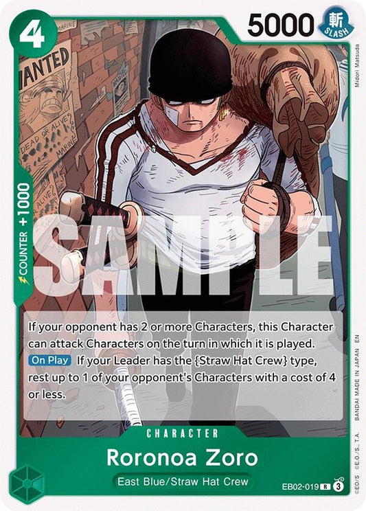 Image for Roronoa Zoro - One Piece Card Game