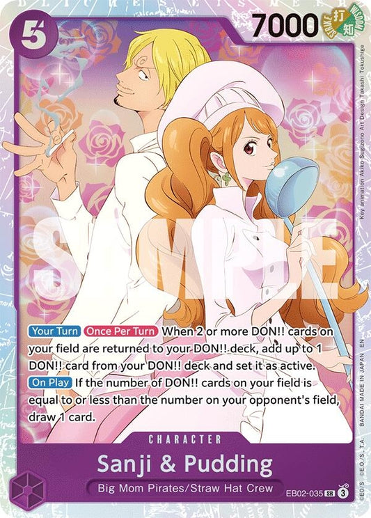 Image for Sanji & Pudding - One Piece Card Game