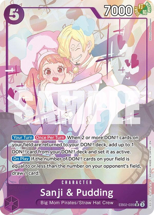 Image for Sanji & Pudding (Alternate Art) - One Piece Card Game