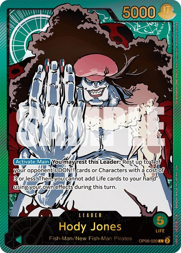 Image for Hody Jones (SP) - One Piece Card Game