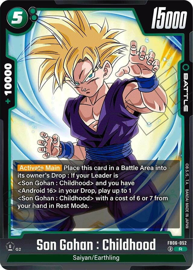 Image for Son Gohan : Childhood - Dragon Ball Super: Fusion World