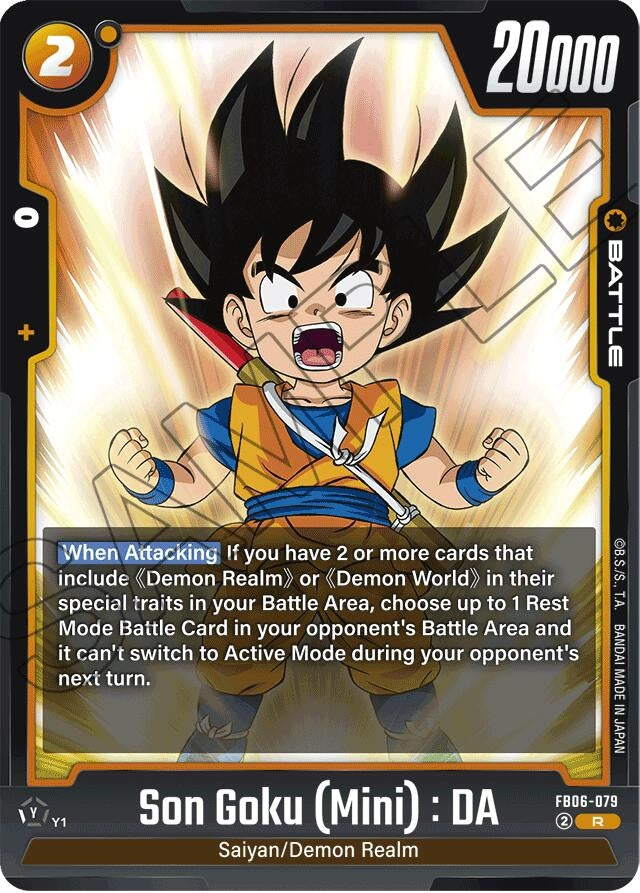 Image for Son Goku (Mini) : DA - FB06-079 - Dragon Ball Super: Fusion World