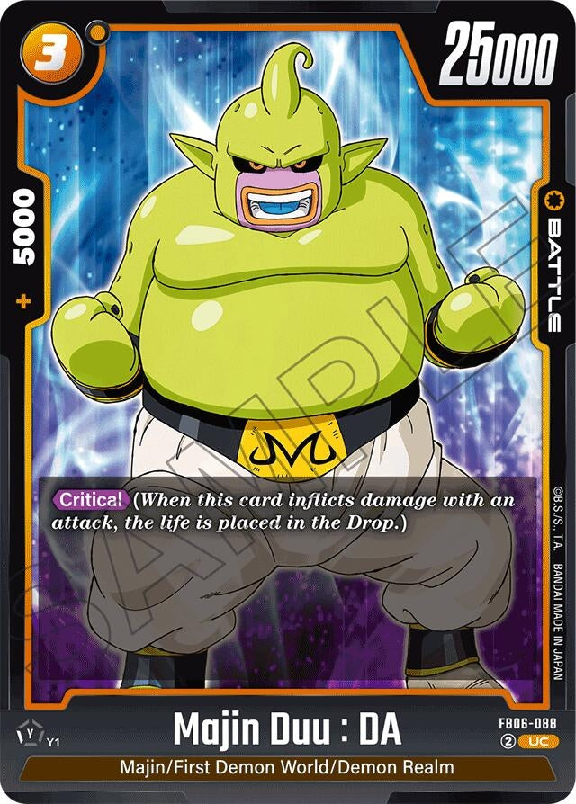 Image for Majin Duu : DA - Dragon Ball Super: Fusion World