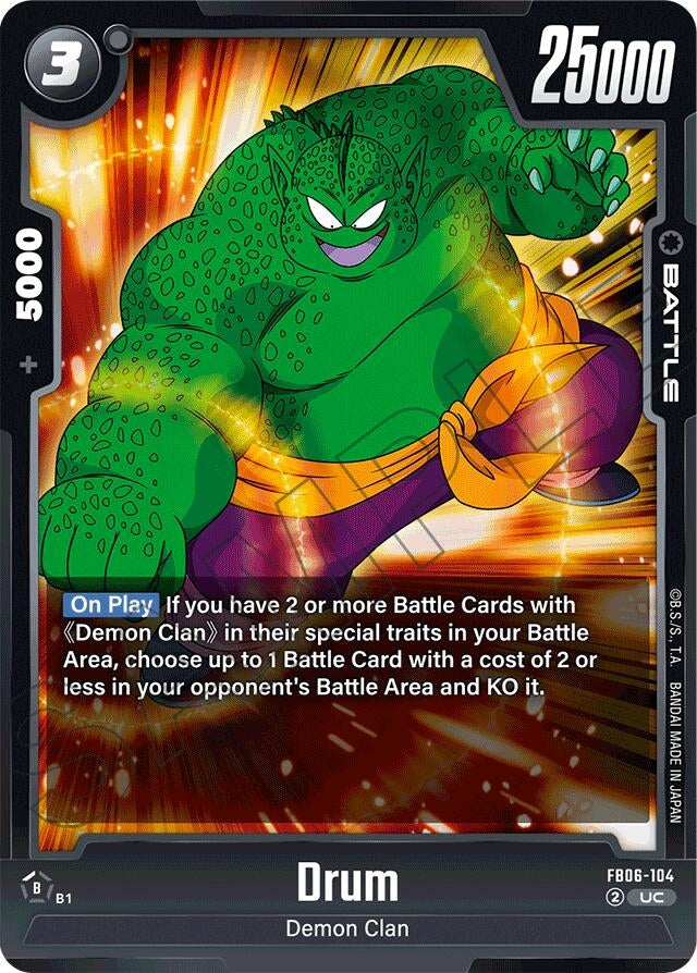 Image for Drum - FB06-104 - Dragon Ball Super: Fusion World