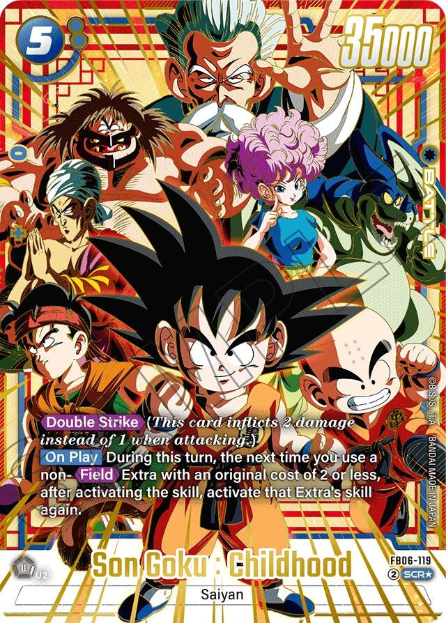 Image for Son Goku : Childhood - FB06-119 (Super Alternate Art) - Dragon Ball Super: Fusion World