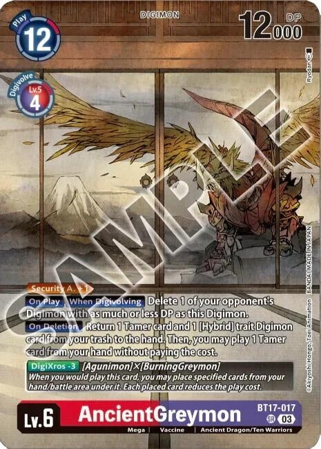 Image for AncientGreymon (Tamer's Selection Box Ver. Championship 2024) - Digimon Card Game