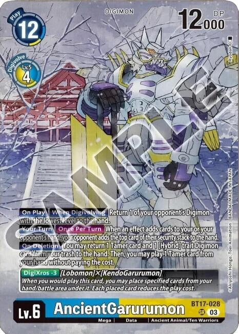 Image for AncientGarurumon (Tamer's Selection Box Ver. Championship 2024) - Digimon Card Game