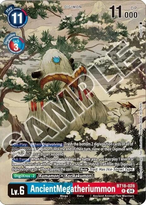 Image for AncientMegatheriummon (Tamer's Selection Box Ver. Championship 2024) - Digimon Card Game